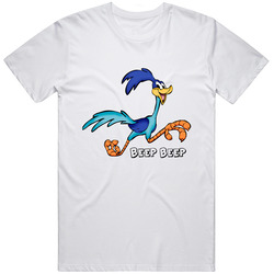 Beep Retro Graphic Unisex Cotton White Classic T Shirt