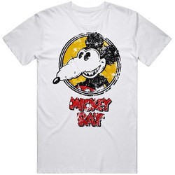 Micky Rat Retro Graphic Unisex Cotton White Classic T Shirt