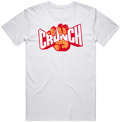 Crunch Gym Fitness Sport Retro Graphic Unisex Cotton White Classic T Shirt