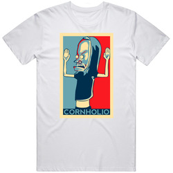 Cornholio Beavis And Butt Head Retro Graphic Unisex Cotton White Classic T Shirt