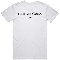 Call Me Coco Gauff Retro Graphic Unisex Cotton White Classic T Shirt