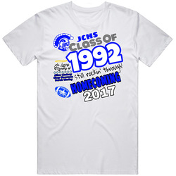 92 Still Rockin' Through In Loving Memory Retro Graphic Unisex Cotton White Classic T Shirt