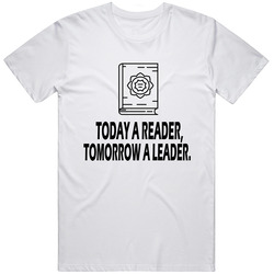 Today a Reader Retro Graphic Unisex Cotton White Classic T Shirt