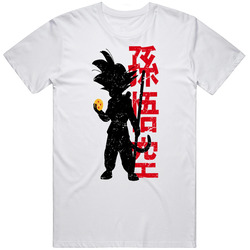 4 Star Dragon Ball T Shirt Kid Goku Fight Anime Tee Retro Graphic Unisex Cotton White Classic T Shirt