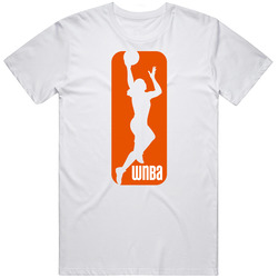 Wnba Basketball Logo Retro Graphic Unisex Cotton White Classic T Shirt