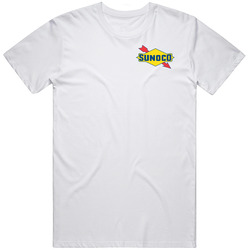 Sunoco Oils Small Emblem Retro Graphic Unisex Cotton White Classic T Shirt
