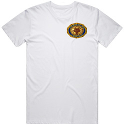 American Legion Small Emblem Retro Graphic Unisex Cotton White Classic T Shirt American Legion Small Emblem Retro Graphic Unisex Cotton White Classic T Shirt