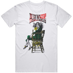 1992 Alice In Chains Angry Chair Vintage Retro Christmas Gift Retro Graphic Unisex Cotton White Classic T Shirt