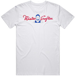 Ben Simmons Mister Softee Philadelphia Sixers Funny Ice Cream Parody Basketball Christmas Giftt Retro Graphic Unisex Cotton White Classic T Shirt