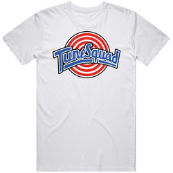 Tune Squad Basketball Finals Retro Graphic Unisex Cotton White Classic T Shirt
