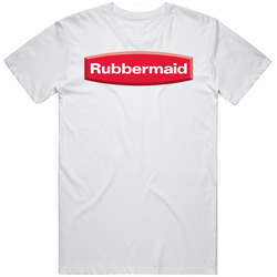 The Quotable Tees Generic Rubbermaid Powertools Logo Retro Graphic Unisex Cotton White Classic T Shirt
