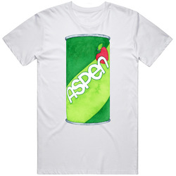 Aspen Soda Out Of Business Company Retro Graphic Unisex Cotton White Classic T Shirt