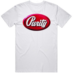 Purity Dairies Milk Dairy Producer Retro Graphic Unisex Cotton White Classic T Shirt