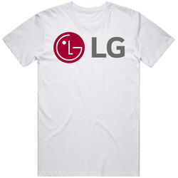 Lg Logo Retro Graphic Unisex Cotton White Classic T Shirt Lg Logo Retro Graphic Unisex Cotton White Classic T Shirt
