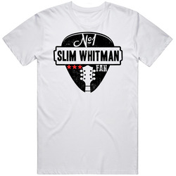 Number One Slim Whitman Legendary Guitarist Bass Guitar Player Fan Retro Graphic Unisex Cotton White Classic T Shirt