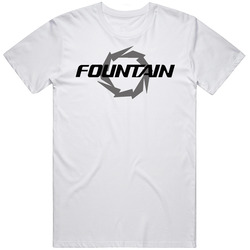 Fountain Power Boats Speed Performance Black Logo White Retro Graphic Unisex Cotton White Classic T Shirt