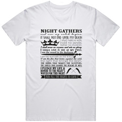 Game Of Thrones Quote Retro Graphic Unisex Cotton White Classic T Shirt