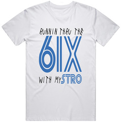 Marcus Stroman - Toronto Blue Jays - The 6ix Tee Retro Graphic Unisex Cotton White Classic T Shirt