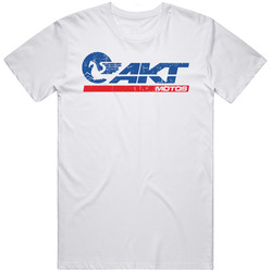Akt Motos Automobile Car Auto Motor Parts Cool Brand Logo Emblem Retro Graphic Unisex Cotton White Classic T Shirt
