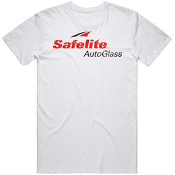 Safelite Auto Glass Automobile Car Truck Motorcycle Parts Cool Distressed Style Brand Logo Emblem Retro Graphic Unisex Cotton White Classic T Shirt