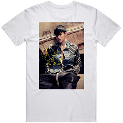 b.a.p bap zelo matrix Young Wild & Free signed T-SHIRT cd dvd album kpop tee Retro Graphic Unisex Cotton White Classic T Shirt