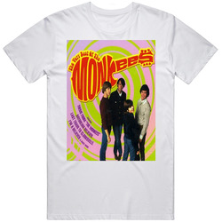 The Monkees Pop Band Unisex Retro Graphic Unisex Cotton White Classic T Shirt