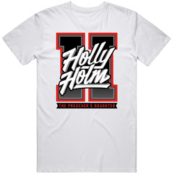 Holly Holm Mma Fighter Banterweight Champion Tpd Retro Graphic Unisex Cotton White Classic T Shirt