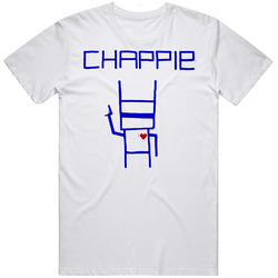 Yolandi's Chappie T Shirt Yolandi Visser Chappie Robot Sci Fi Tee Top Retro Graphic Unisex Cotton White Classic T Shirt