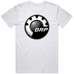 Brp Logo Black Retro Graphic Unisex Cotton White Classic T Shirt