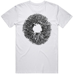 Printed #2 Retro Graphic Unisex Cotton White Classic T Shirt