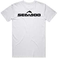 Seado Putih Retro Graphic Unisex Cotton White Classic T Shirt