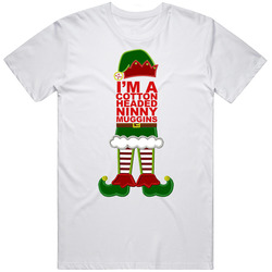Ninny Muggins Retro Graphic Unisex Cotton White Classic T Shirt
