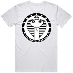 Cobramericana - White Retro Graphic Unisex Cotton White Classic T Shirt