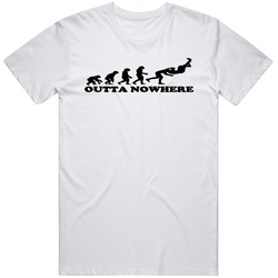 Rko Outta Nowhere Evolution Randy Orton Wrestling Retro Graphic Unisex Cotton White Classic T Shirt