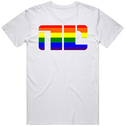 Rainbow Non-compliant Sign Bitch Planet Retro Graphic Unisex Cotton White Classic T Shirt