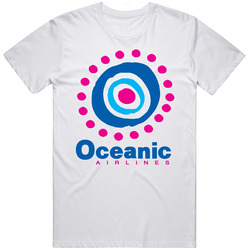 Oceanic Retro Graphic Unisex Cotton White Classic T Shirt