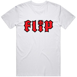 Flip Retro Graphic Unisex Cotton White Classic T Shirt