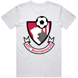 Afc Bournemouth Retro Graphic Unisex Cotton White Classic T Shirt