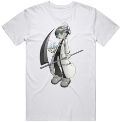 Soul Eater - Doctor Stein - White Retro Graphic Unisex Cotton White Classic T Shirt