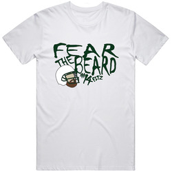 Ryan Fitzpatrick Fear The Beard New York Football Retro Graphic Unisex Cotton White Classic T Shirt