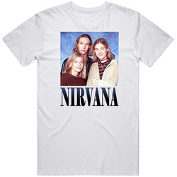 Nirvana Hanson T Shirt Men (white) Retro Graphic Unisex Cotton White Classic T Shirt