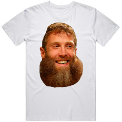 Joe Thornton San Jose Sharks Face Beard Playoffs Retro Graphic Unisex Cotton White Classic T Shirt