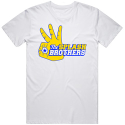 The Splash Brothers Steph Curry Klay Thompson Golden State Basketball All Star Retro Graphic Unisex Cotton White Classic T Shirt
