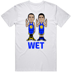 Super Splash Brothers Steph Curry Klay Thompson All Star Golden State Retro Graphic Unisex Cotton White Classic T Shirt