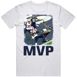 Malcolm Butler Interception Mvp Super Bowl Retro Graphic Unisex Cotton White Classic T Shirt