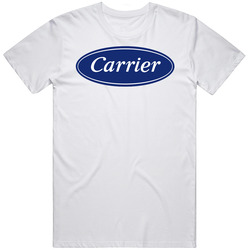 Carrier Company Retro Graphic Unisex Cotton White Classic T Shirt
