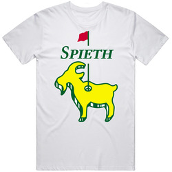 Jordan Spieth Goat Masters Champion Golf Retro Graphic Unisex Cotton White Classic T Shirt
