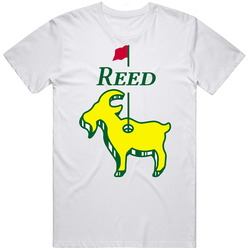 Patrick Reed Goat Masters Champion Golf Retro Graphic Unisex Cotton White Classic T Shirt