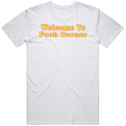 Welcome To Pooh Corner Retro 80s Tv Show Logo Fan Retro Graphic Unisex Cotton White Classic T Shirt