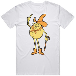 Hanker For A Hunka Cheese Retro Cartoon Retro Graphic Unisex Cotton White Classic T Shirt